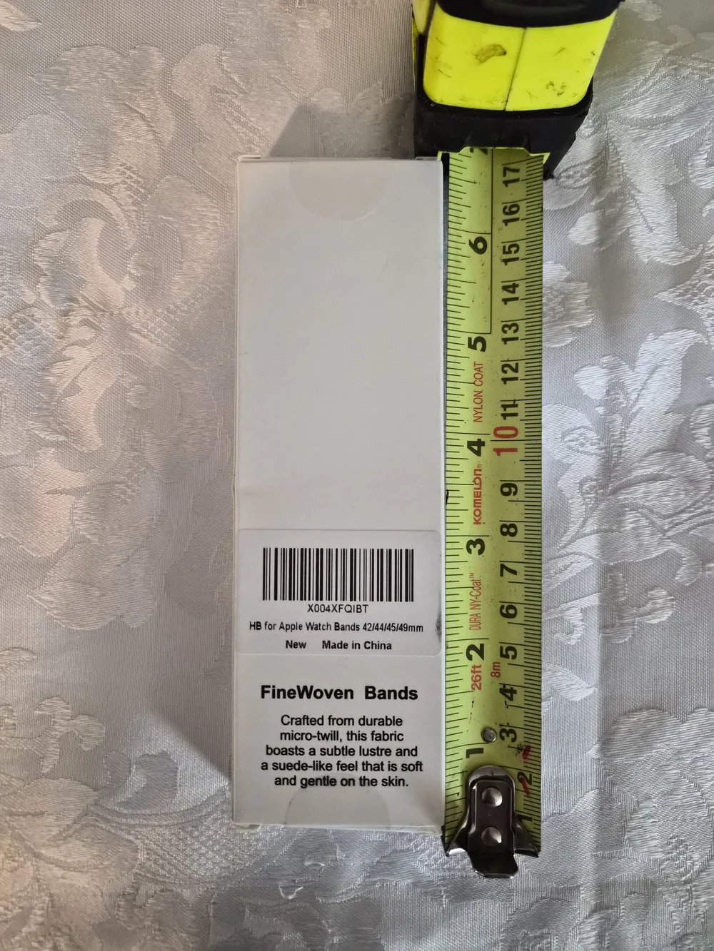 Black Watch Band -FineWoven Apple Watch band designed to fit 42/44/45/49mm
